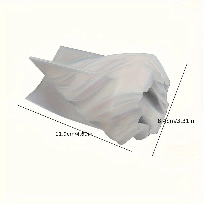 3D Geometric Christmas Tree Silicone Molds for Spiral Taper Candles, Resin, Soap & Clay — 4.7 x 3.3 x 3.3 in (11.9 x 8.4 x 8.4 cm)