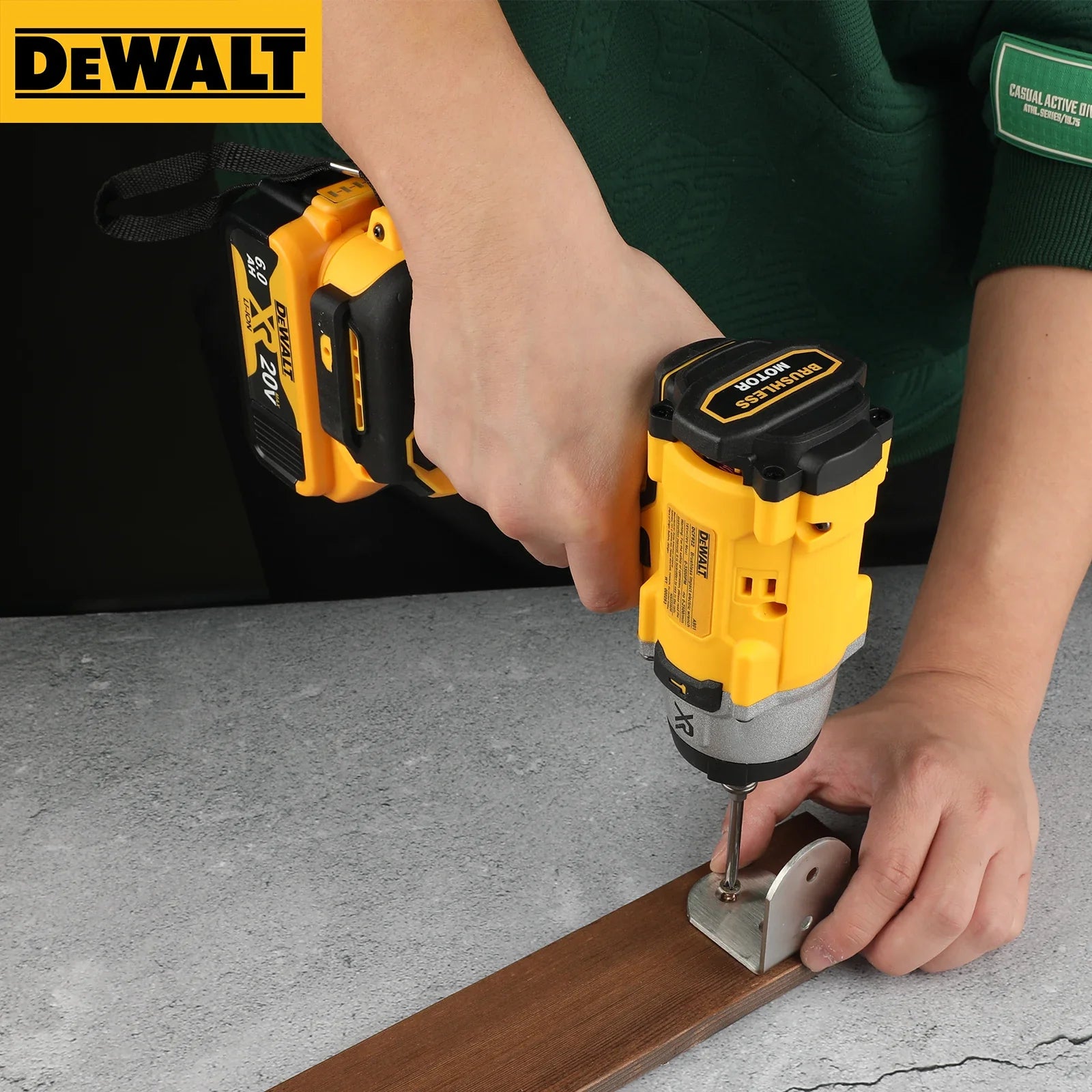 20V Cordless 1/2-inch (12.7 mm) Impact Wrench — Brushless, Variable Speed, 610 N·m (450 ft·lb) Max Torque, Detent Pin Anvil