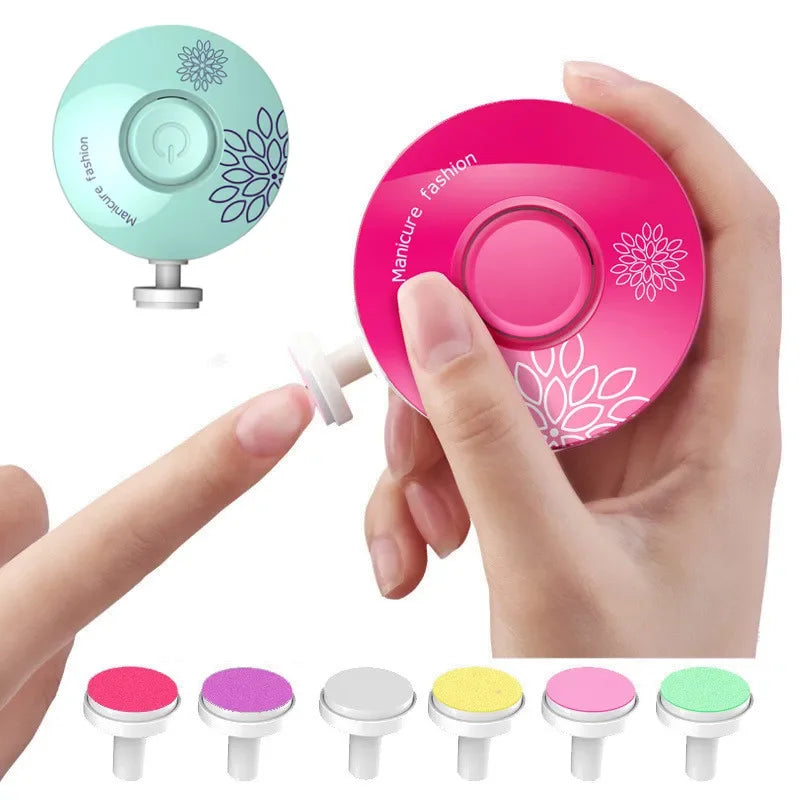 Electric Baby Nail Trimmer Kit for Newborns & Infants, Nail Clipper and Polisher Manicure Set
