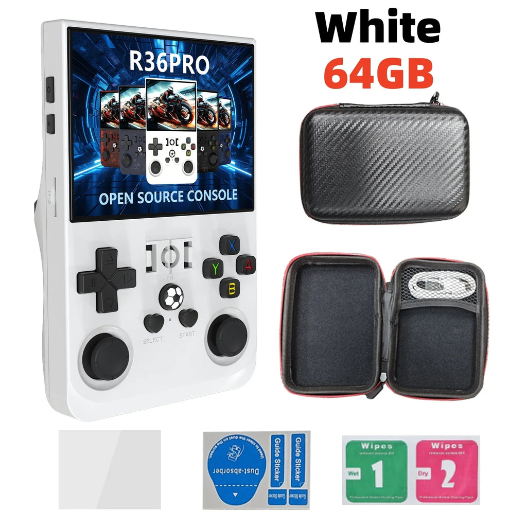 Open Source Retro Handheld Game Console Linux 3.5-Inch (8.9 cm) IPS Screen 128GB Portable Pocket Player Preloaded 22,000 Games