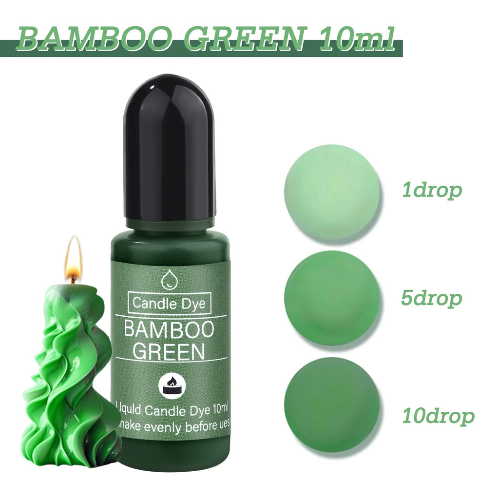 Liquid Candle Dye Pigment 10ml (0.34 fl oz) - Aromatherapy & DIY Candle Colorant