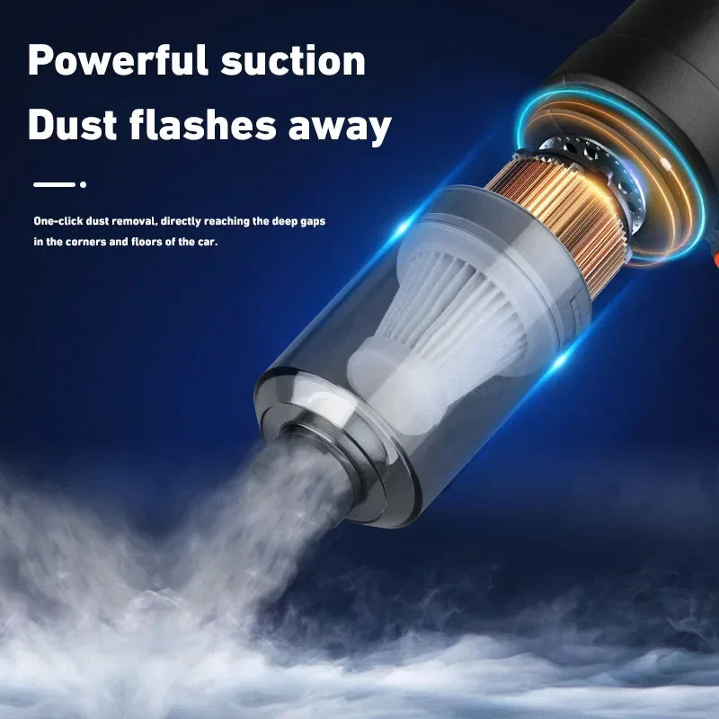 Cordless Handheld Car Vacuum Cleaner 690000Pa 120W 1200mAh Strong Suction Portable