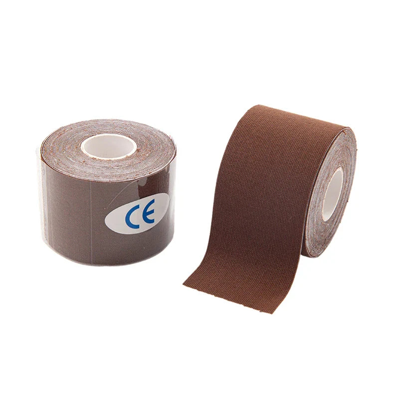 Kinesio Tape Elastic Sports Kinesiology Tape for Muscle & Knee Pain Relief - Athletic Recovery 2.5/5/7.5/10 cm (1/2/3/4 in)