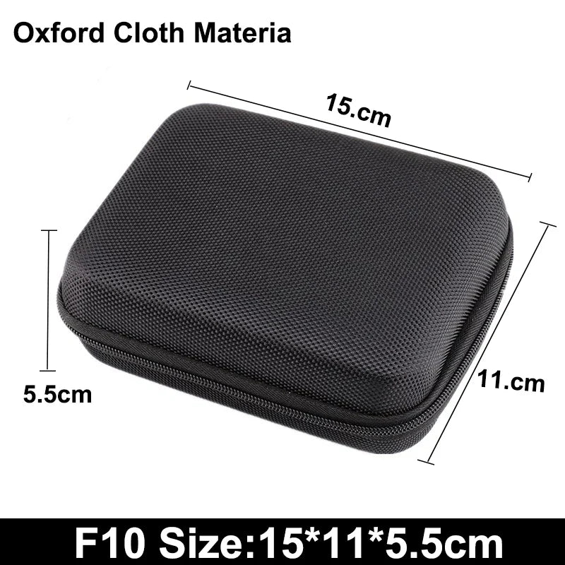 EVA Hard-Shell Earphone Case — Mini Portable Zipper Pouch & Cable Organizer for USB, Chargers, Memory Cards