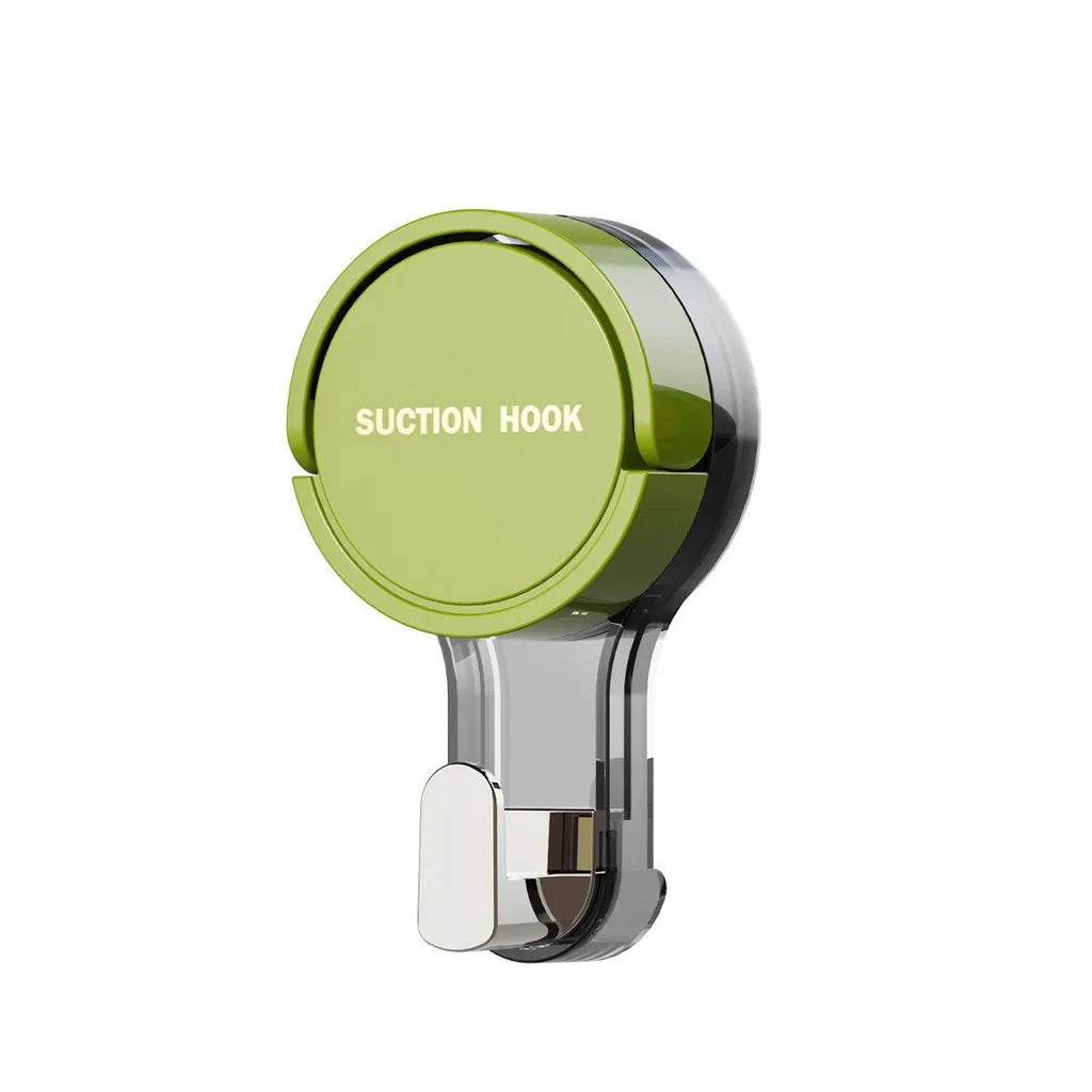 Strong Suction Cup Traceless No-Drill Adhesive Hook for Bathroom, Kitchen, Door, Toilet