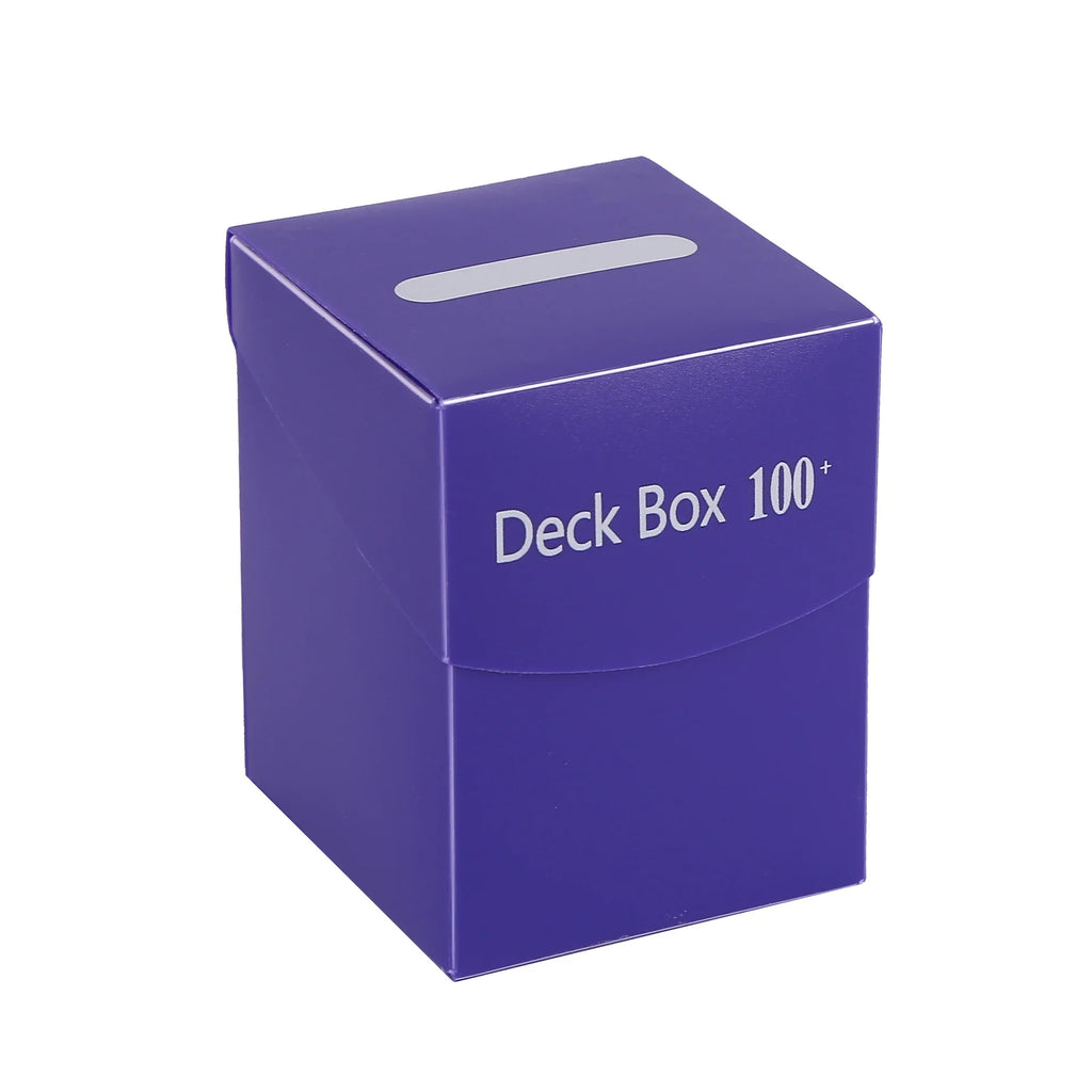 Deck Card Storage Box for 100+ Cards – Playing Card Carrying Case for Trading & Baseball Cards, Portable Deck Box for Games