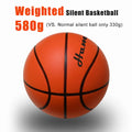 Silent Indoor Basketball Size 7 (29.5 in / 75 cm) PU Foam Airless 580 g Quiet Dribble