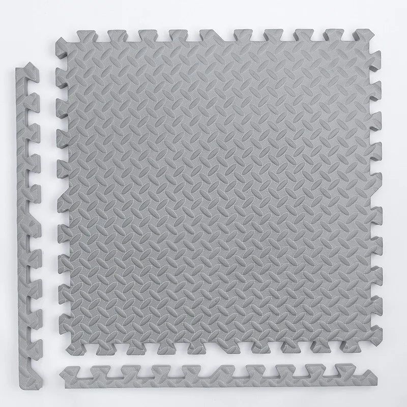 Interlocking Foam Puzzle Play Mat Tiles 30cm x 30cm (11.8 x 11.8 in) — 1cm Thick Baby & Kids Floor Padding for Playroom, Exercise, Yoga