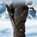 Winter Motorcycle Pants - Windproof Waterproof Biker Trousers with CE2 Knee Pads and Quick-Release (Unisex)