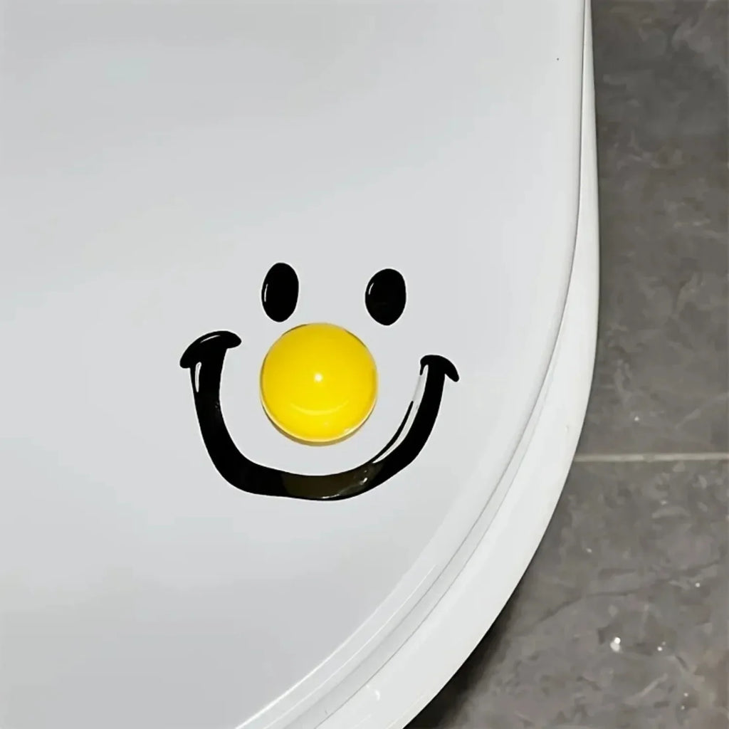 Dopamine Smile Ball Toilet Lid Lifter Handheld Round Toilet Seat Cover Opener PP Bathroom Accessory
