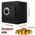 Carbon Steel Combination Lock Piggy Bank — Reusable Password Coin Safe for Kids & Adults