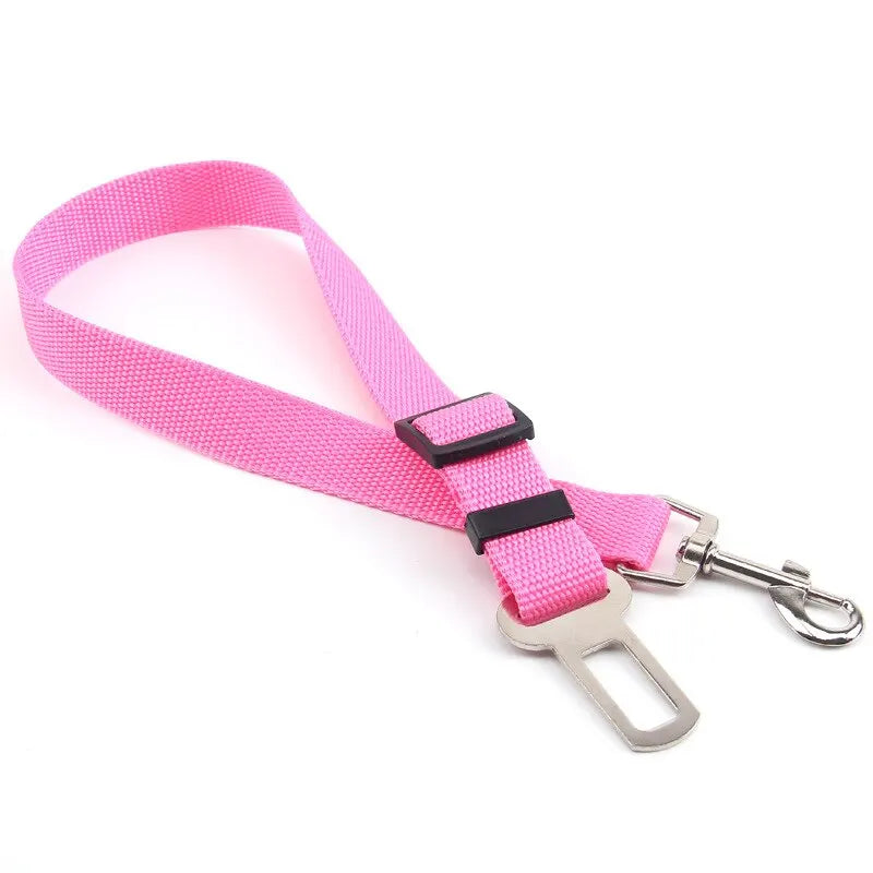 Adjustable Pet Car Seat Belt Harness for Dogs & Cats – Breakaway Travel Leash Restraint