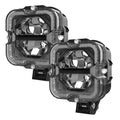 60W 6000LM LED Work Light Bar 12V (9–32V) White & Amber DRL – Off-Road Driving Light for Truck SUV ATV Motorcycle