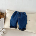 Toddler Straight Denim Jeans for Boys & Girls 9M–5T Elastic Waist Casual Spring Autumn - 3 Colors