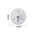 Round LED Panel Ceiling Light 12W–60W AC 220–240V Circular Flush Mount Lamp