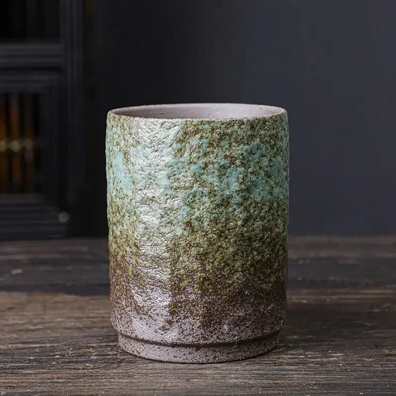 Handmade Stoneware Ceramic Mug – Large Rustic Coffee & Tea Cup, Single Piece