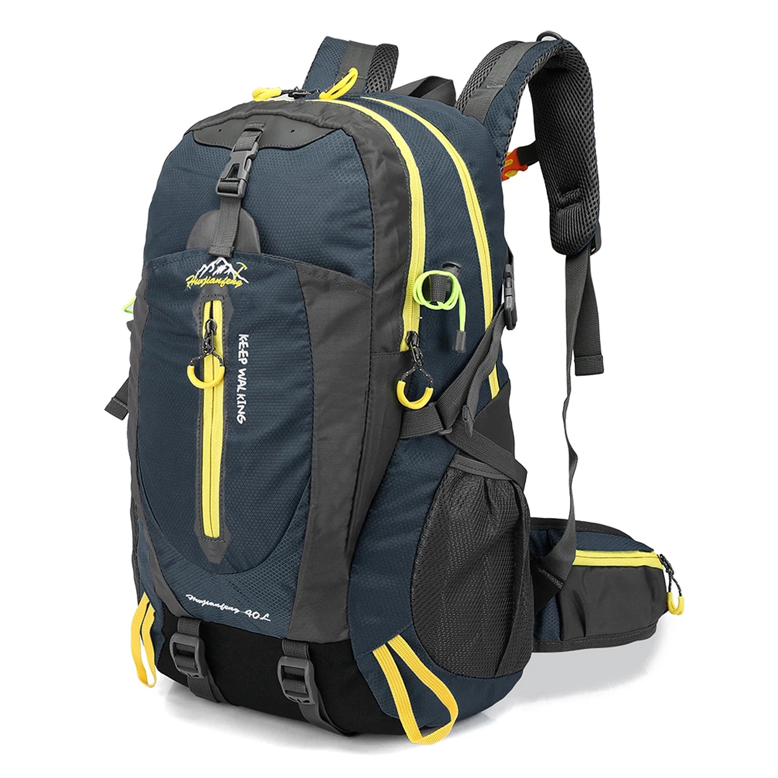 40L Water-Resistant Travel Backpack - Unisex Hiking & Camping Daypack for Men & Women