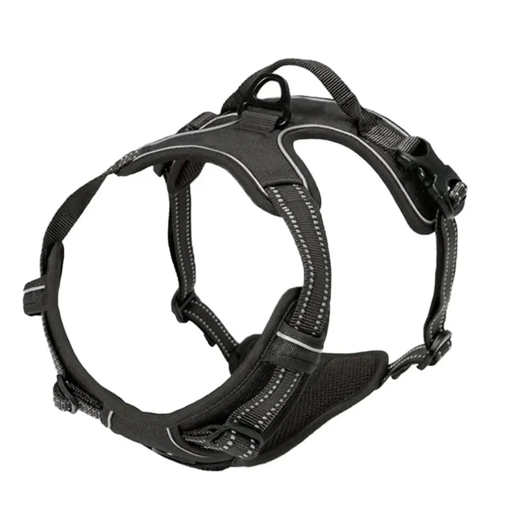 Reflective Breathable Dog & Cat Harness Vest – Adjustable Chest Strap, XS–XL (13–37 in / 33–96 cm)