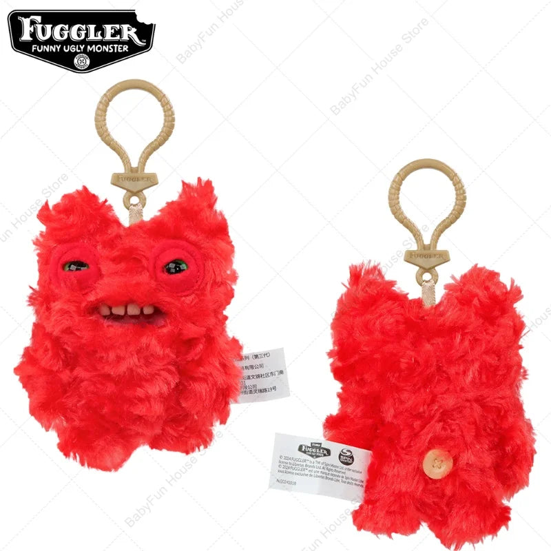 Funny Ugly Teeth Monster Plush Toy, Kawaii Wide-Eyed Rabbit Stuffed Doll Gift for Kids & Collectors