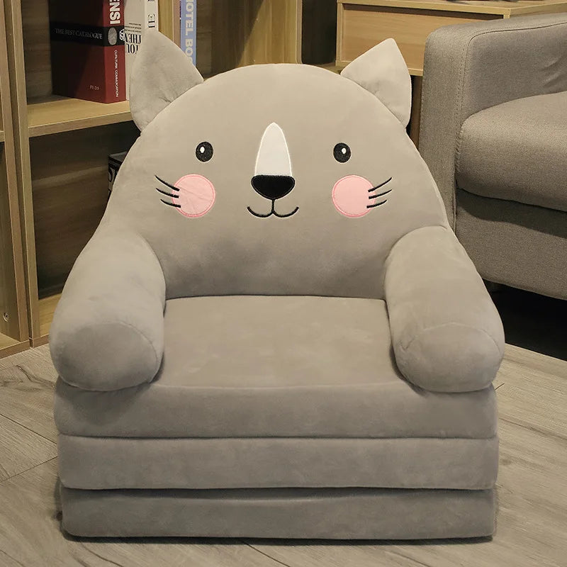 Children's Cartoon Folding Sofa Bed – Princess Toddler Convertible Chair