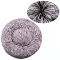 Calming Plush Pet Bed for Dogs & Cats - Corduroy Fleece Bolster, Non-Slip Waterproof Bottom, Multiple Sizes (15.7–35.4 in / 40–90 cm)