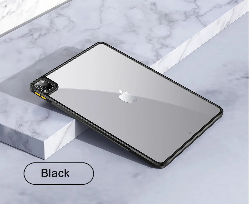Clear Transparent Case For iPad Air 4 5 Pro 2024 11 12.9 10.2 13 MINI 6 7 8 9 10 Generation Sleeve Shockproof Hard Cover Funda