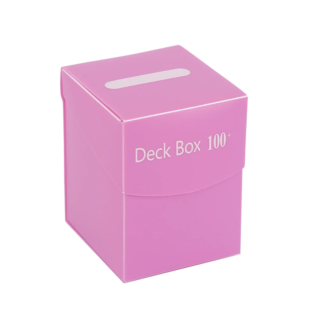 Deck Card Storage Box for 100+ Cards – Playing Card Carrying Case for Trading & Baseball Cards, Portable Deck Box for Games
