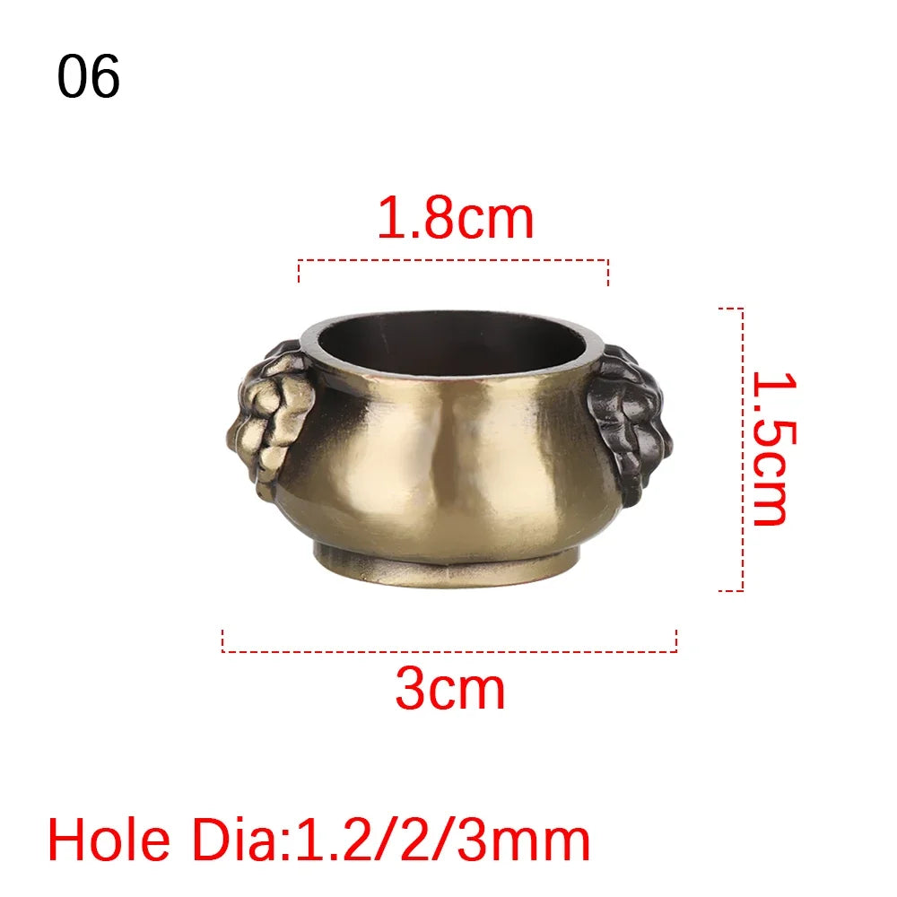Antique Metal Incense Burner - Aladdin Lamp Style Aroma Diffuser for Home Decor and Air Purification