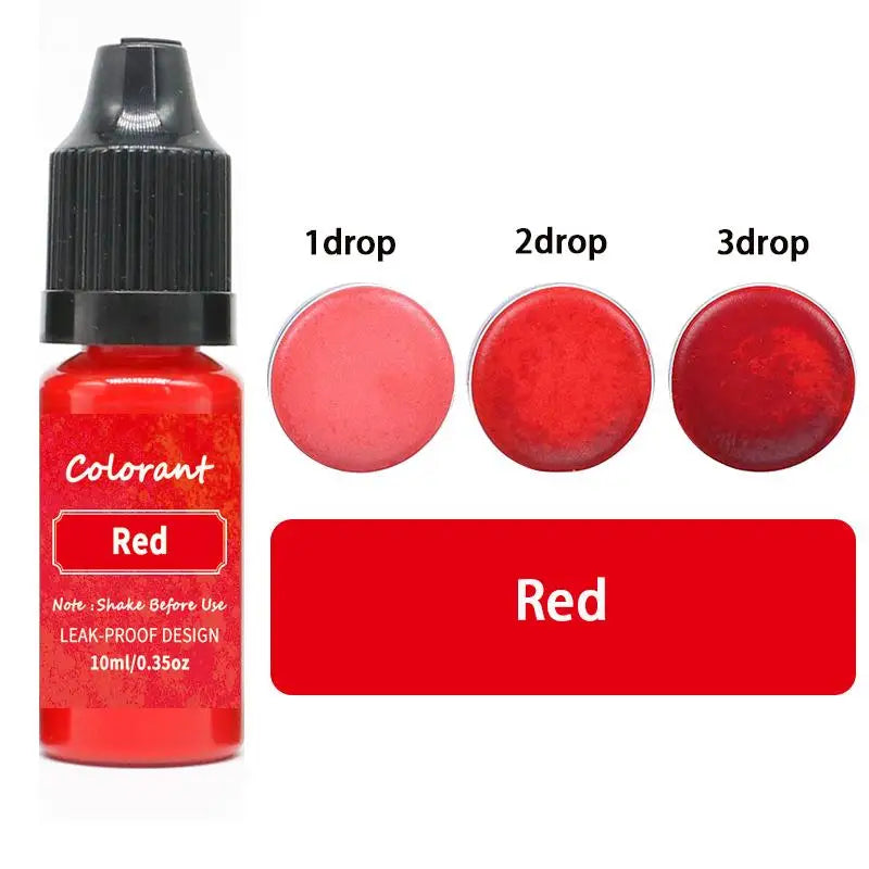 20-Color Liquid Candle Dye Set for DIY Candles, Soap & Resin Crafts