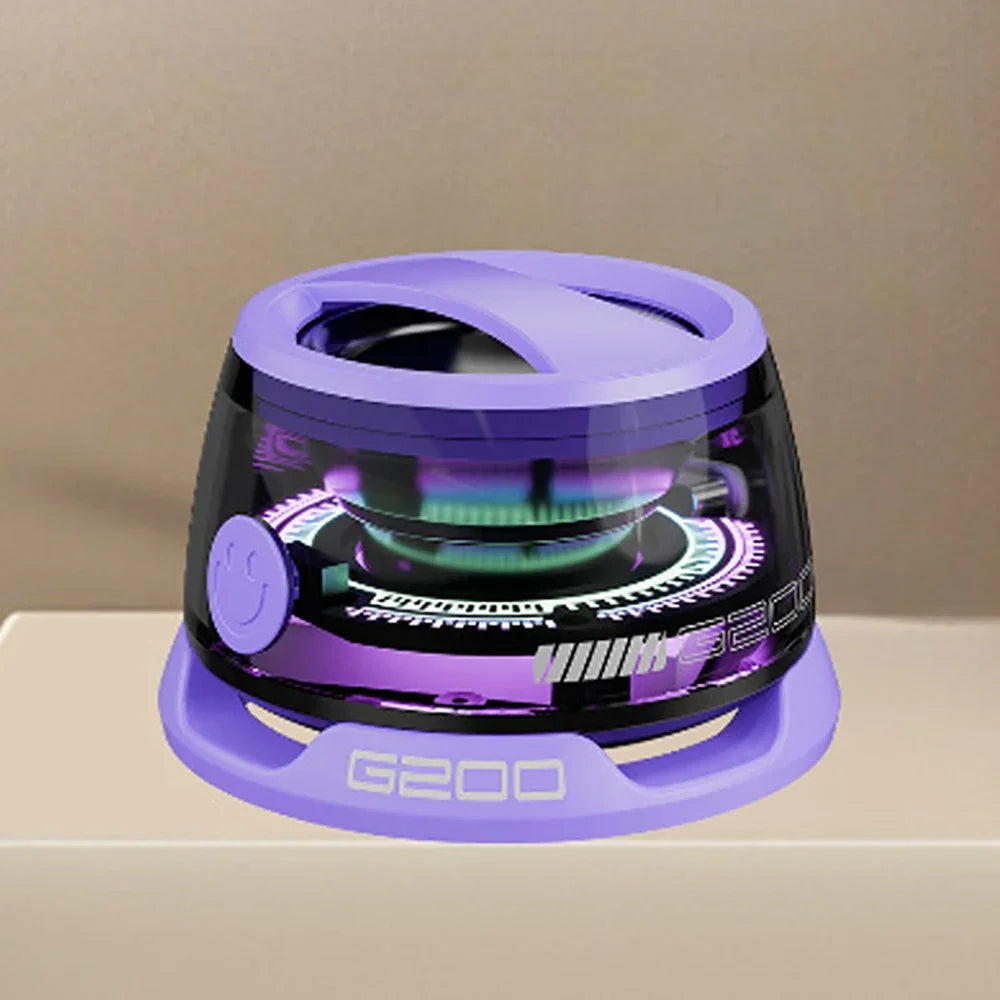 Bluetooth 5.3 Mini Portable Magnetic Speaker with RGB Lighting — Compact Wireless Speaker for PC, MacBook, iPhone & Android