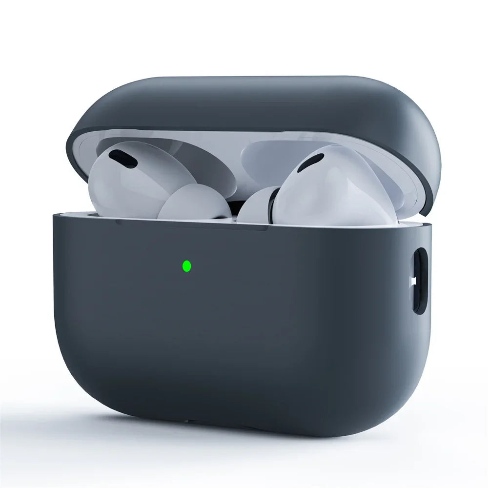 Ultra-Thin Silicone Earbud Case — Protective Charging Case Cover for True Wireless Earbuds (Lightweight, Anti-Slip)
