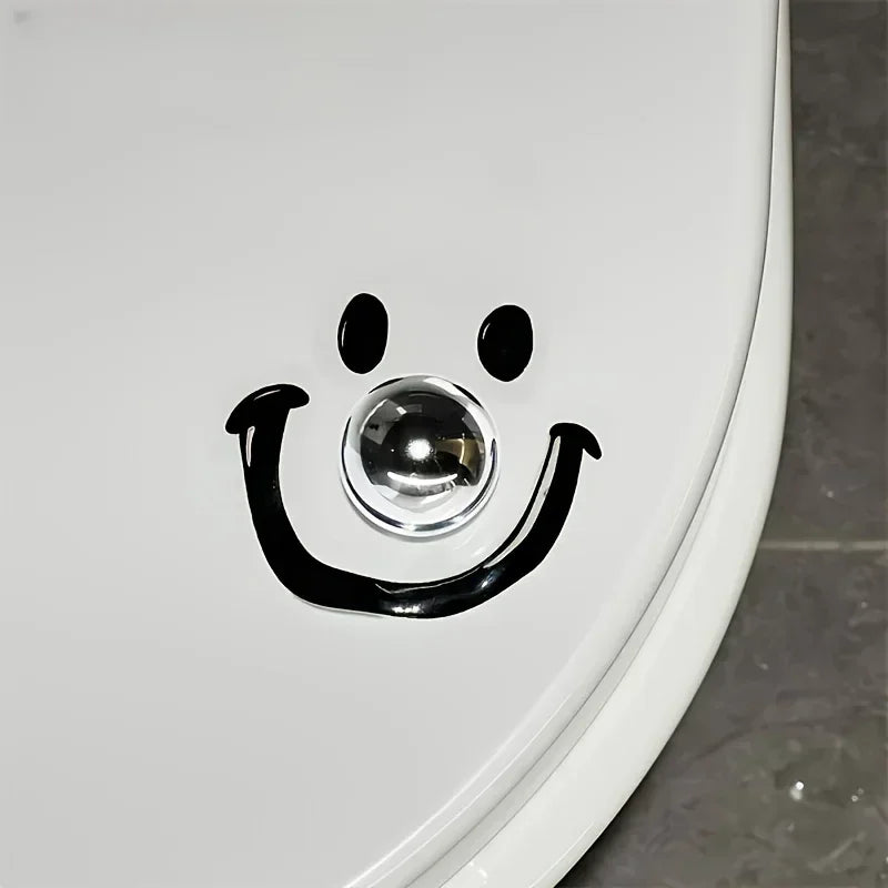 Dopamine Smile Ball Toilet Lid Lifter Handheld Round Toilet Seat Cover Opener PP Bathroom Accessory