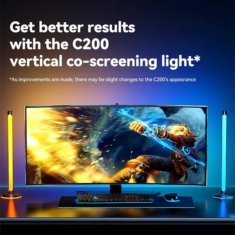Ambilight RGB LED Monitor Backlight Strip — 24/27/32/34-Inch (61/69/81/86 cm) USB Screen Sync & Music Reactive