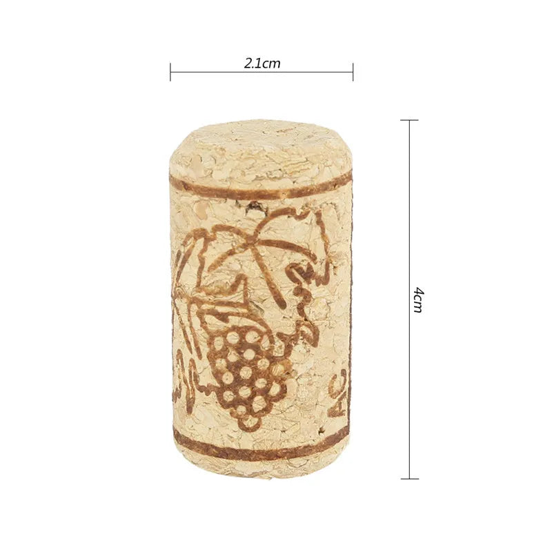 50/100 Pack Natural Cork Wine Bottle Stoppers – Reusable Sealing Corks for Wine Bottles, Bar & Kitchen Accessories