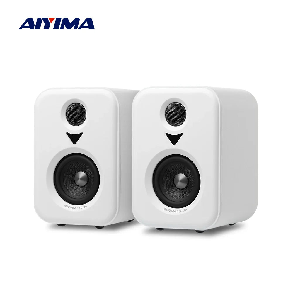 Bookshelf Active Studio Speakers 3" (7.6 cm) Bluetooth 5.3 USB DAC Hi-Res HiFi 2.0 with Subwoofer Output for TV & PC