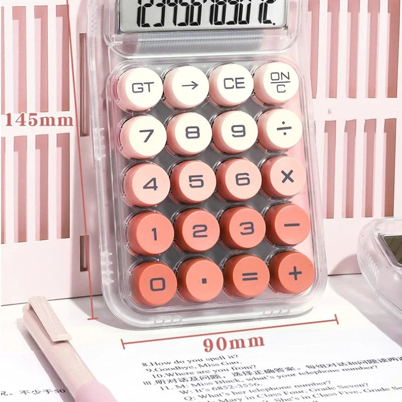 12-Digit Scientific Calculator with Mechanical Buttons for Students, Financial & Office Use