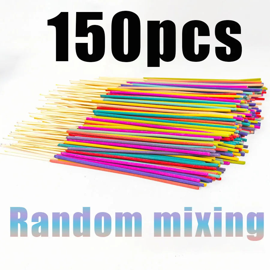 300-Pack Aromatherapy Incense Sticks Set 12 Natural Scents Lavender Jasmine Rose Sakura Ocean with Incense Holder for Yoga and Meditation