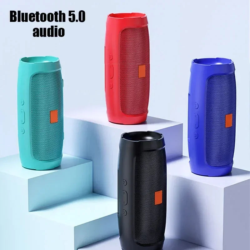 Portable Bluetooth 5.0 Subwoofer Speaker — Wireless Outdoor Stereo with FM Radio, TF Card & USB, Rechargeable