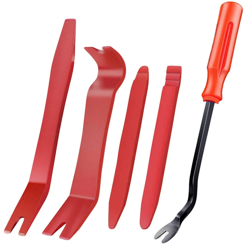 Car Trim Removal Tool Kit, Panel Pry Tools for Stereo, Dashboard & Door Clip Removal with Carrying Pouch