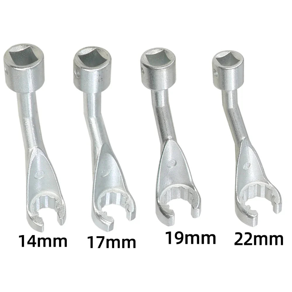 Diesel Injector Line Socket Set 1/2-Inch (12.7 mm) Drive - 12-Point Bihex Injector Fuel Line Wrenches