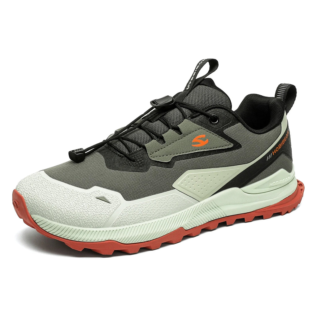 Elastic Band Hiking Shoes Slip-Resistant Walking Sneakers for Men & Women Comfortable Outdoor Running Travel