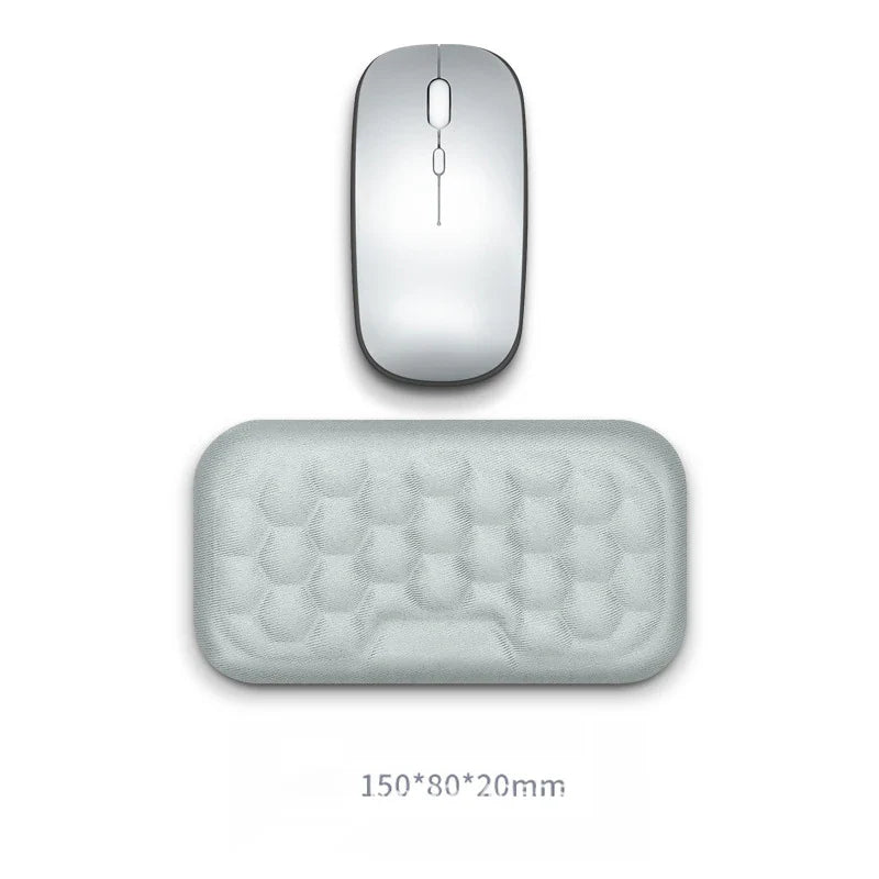 2-Piece Memory Foam Wrist Rest Set — Ergonomic Keyboard & Mouse Support with Non-Slip Base for Laptop & Desktop
