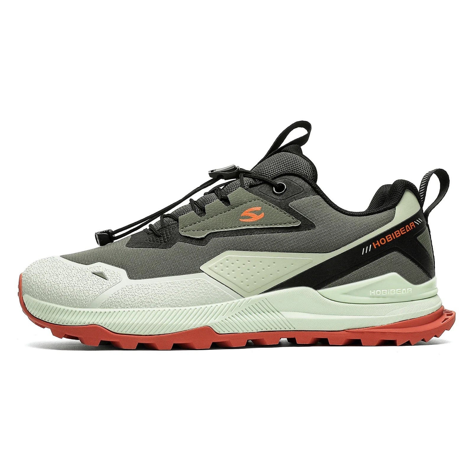 Elastic Band Hiking Shoes Slip-Resistant Walking Sneakers for Men & Women Comfortable Outdoor Running Travel