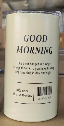Insulated 304 Stainless Steel Travel Mug with Straw, 600ml (20 fl oz) Leak-Proof Vacuum Bottle