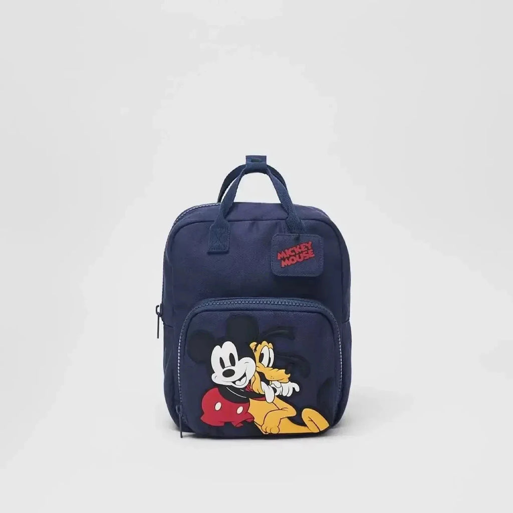 Kids Cartoon Printed Mini Backpack - Lightweight Nylon School Bag for Toddlers & Preschoolers (Ages 4-6)