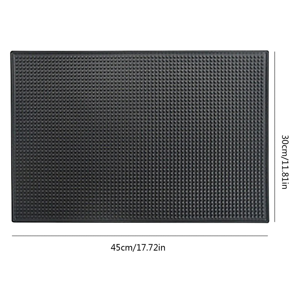 PVC Bar Mat Non-Slip Heat-Resistant Countertop Pad for Bar, Cafe & Home — 30×15 cm (11.8×5.9 in) & 30×45 cm (11.8×17.7 in)