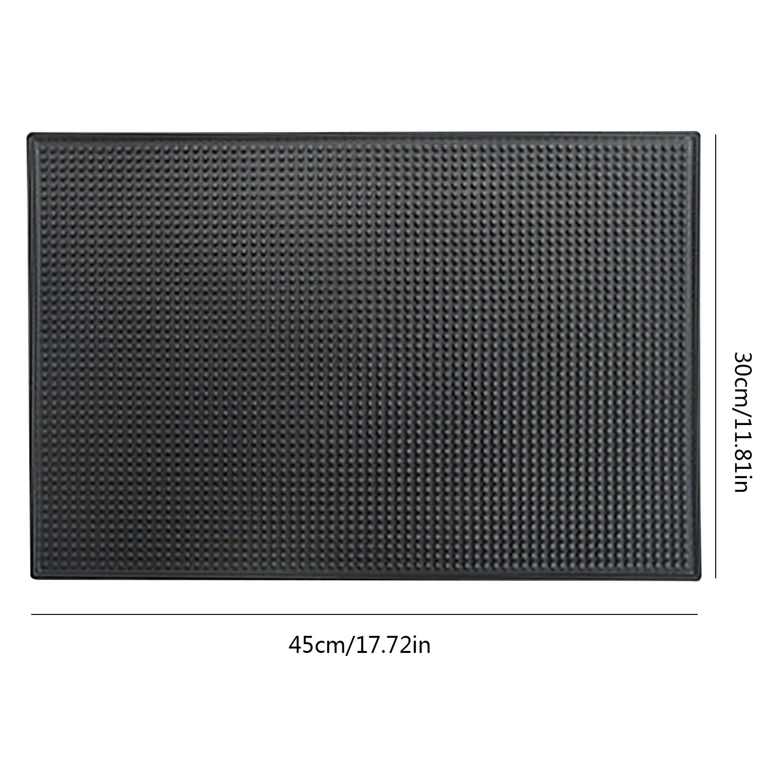 PVC Bar Mat Non-Slip Heat-Resistant Countertop Pad for Bar, Cafe & Home — 30×15 cm (11.8×5.9 in) & 30×45 cm (11.8×17.7 in)