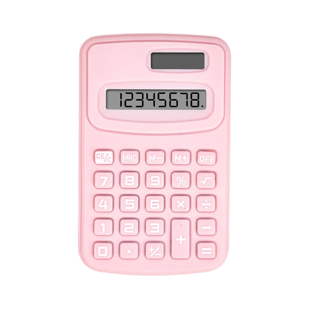 Pocket 12-Digit Solar & Battery Calculator – 4-Function Handheld for Students, Office, Accounting