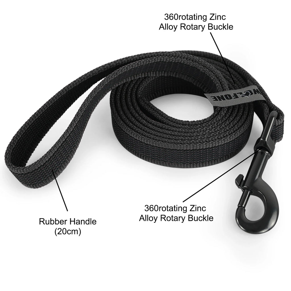 Long Dog Training Leash – 1.5m / 5m / 10m / 15m (4.9–49.2 ft) Durable Fiber Leash for Medium & Large Dogs, Personalized