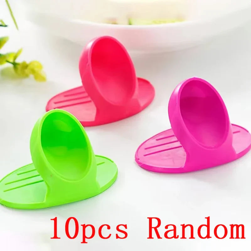 2/10-Pack Silicone Heat-Resistant Finger Covers & Mini Oven Grips – Slip-Resistant Insulated Kitchen Gloves